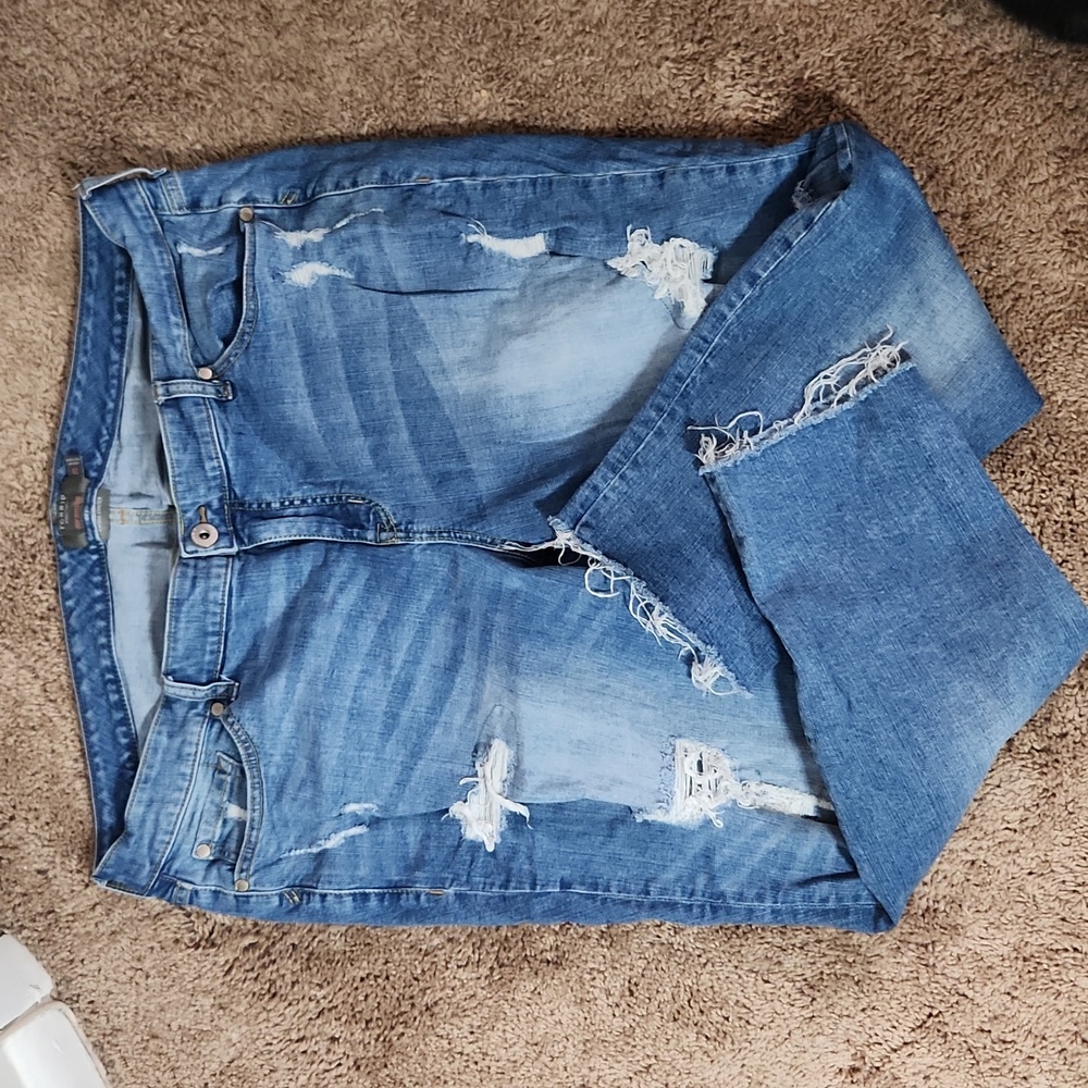 Torrid Boyfriend Crop Jeans